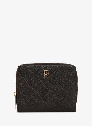 Hilfiger Icon Debossed Zip-Around Flap Wallet